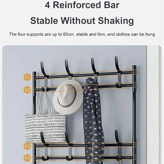 رف معطف متعدد الوظائف بعجلات 1