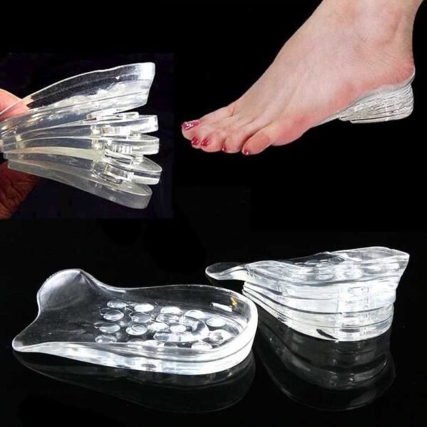 نعل داخلي سيليكوني طبي لزيادة الطول (2)