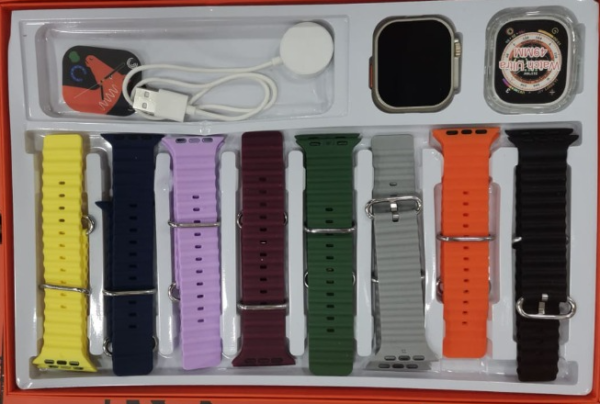 ساعة الترا الذكية مع 7 احزمة