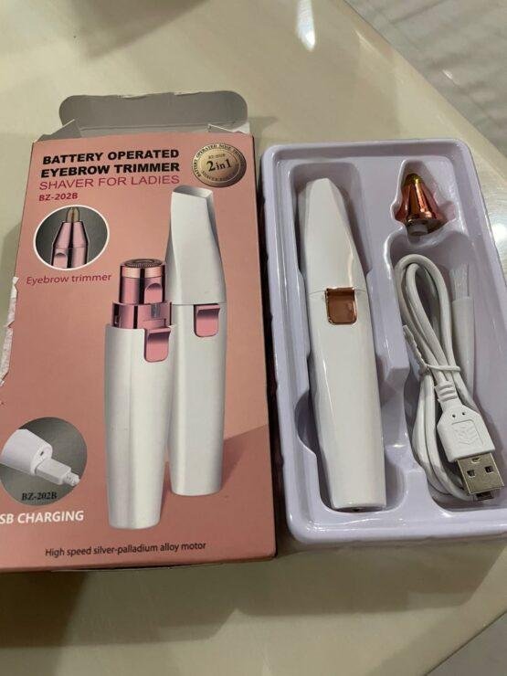ماكينة تشذيب الحاجب 2 في 1 Blawless battery operated eyebrow (2)